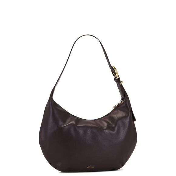 Cuyana Handbags - Cuyana Celestia Shoulder Bag in Plum